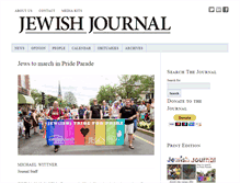 Tablet Screenshot of jewishjournal.org